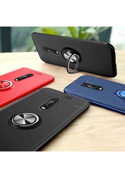 Xiaomi Mi 9t Kılıf Zore Ravel Silikon Kapak Kırmızı