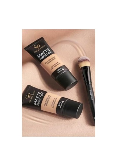 Matte Perfection Foundation - Cool 02 - Yoğun Kapatıcı Mat Fondöten 00