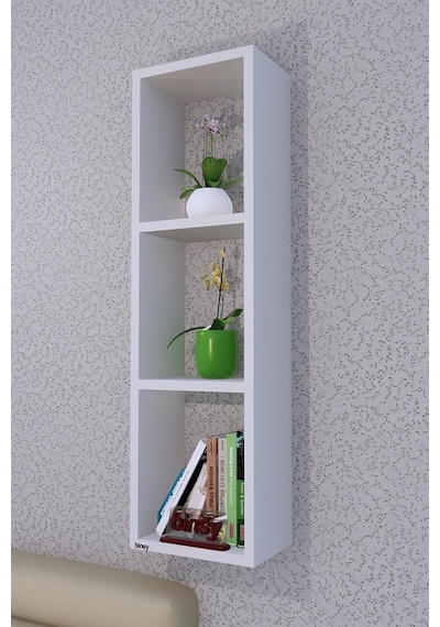 Toyzcity Miray Yatay Raf Kitaplık Beyaz
