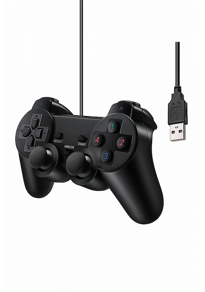 Yüksek Kaliteli Joystick Kablolu Oyun Kolu Pc Uyumlu