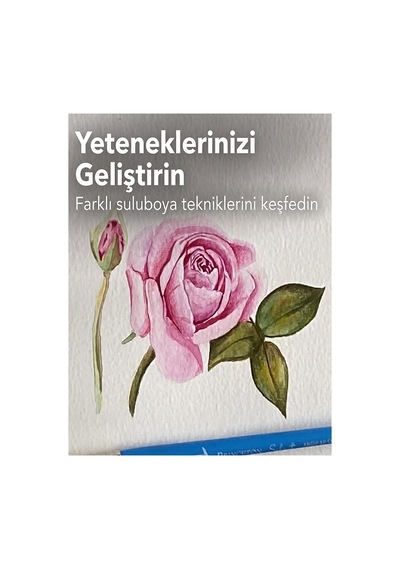 Sulu Boya Kağıdı 25x35cm 6 Adet Grenli Dokulu Krem Renkli Suluboya Kağıdı Profesyonel Dayanıklı Ve Özel Dokulu Tabaka