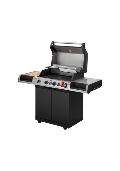 Uniq 4 Ik Cruster Gazlı Mangal 25,5 Kw Siyah