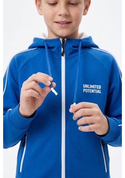 Pina Kids Erkek Çocuk Unlimited Şeritli Kapüşonlu Düz Paça Reglan Kol Dalgıç Kumaş Eşofman Takımı Esf7014 Mavi Pina Kids Erkek Çocuk Unlimited Şeritli Kapüşonlu Düz Paça Reglan Kol Dalgıç Kumaş Eşofman Takımı Esf7014 Mavi