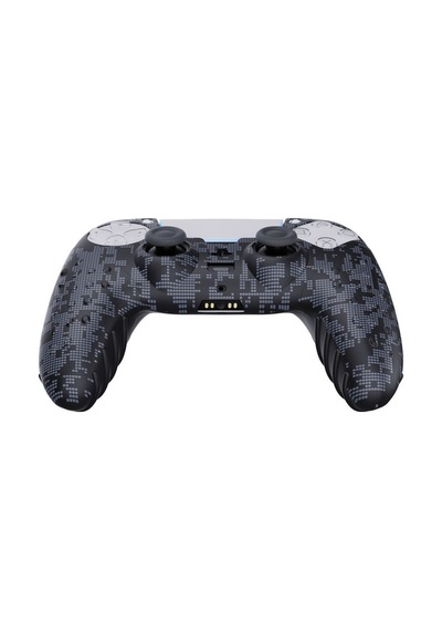 Ps5 Dijital Kamuflaj Silikon Koruyucu Kılıf Ve Analog Koruyucu Siyah Kamo