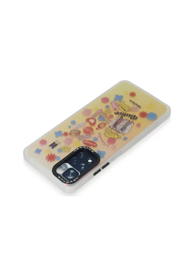 Newface Xiaomi Redmi Note 11 Pro Kılıf Estoril Desenli Kapak - Estoril - 16 Pembe