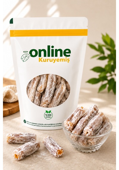 Lokum Antep Fıstıklı Sade Fitil - 250 Gr
