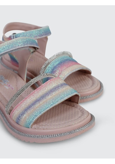 Civil Girls Kız Çocuk Sandalet 31-35 Numara Gökkuşağı