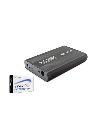 3.5 Inç Sata Hdd Harici Disk Kutusu Usb 3.0 - Siyah Hdx1756 5'li