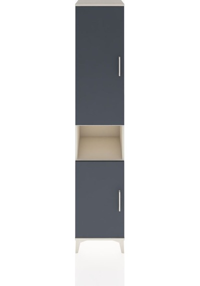 Hyperion Dolap 4 Raflı 2 Kapaklı Tek Askılı 44x44x221 Aytaşı-antrasit Aytası Hyperion Dolap 4 Raflı 2 Kapaklı Tek Askılı 44x44x221 Aytaşı-antrasit Aytası