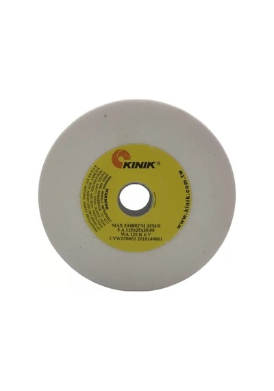 Hızar Makinesi İçi Çukur Bileme Zımpara Taşı 125x25x20-70x14