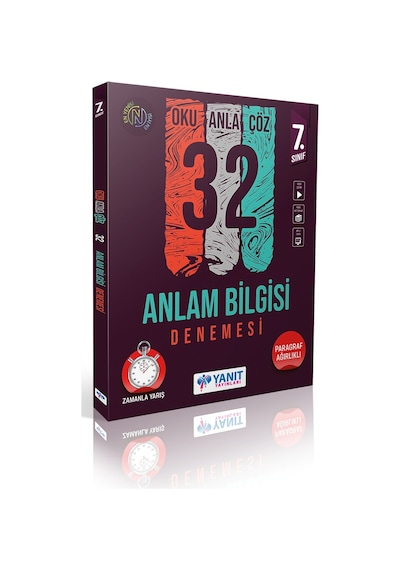 7. Sınıf Anlam Bilgisi Yanıt 32 Deneme -  Yanıt Yayınları