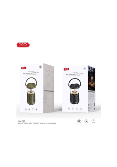 F49 3600 Mah Çift Hoparlör Bt V5.3 Kablosuz Bluetooth Outdoor Hoparlör Kamp Işığı