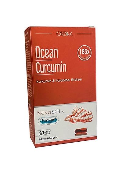 Ocean Curcumin Zerdeçal Karabiber Eki 30 Kapsül