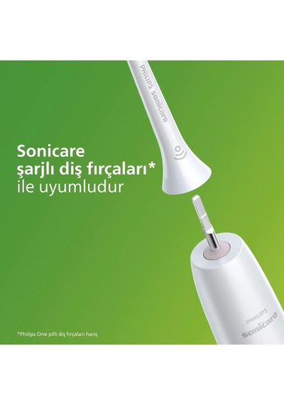 Philips Sonicare Optimal White Yedek Diş Fırçası Başlığı, 7 Kat Daha Fazla Plak Temizliği, Orta Yumuşak Fırça Başlığı,