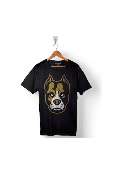 Pıtbull Pit Bull Dog Köpek Kafa Baskılı Tişört Unisex T-shirt 001