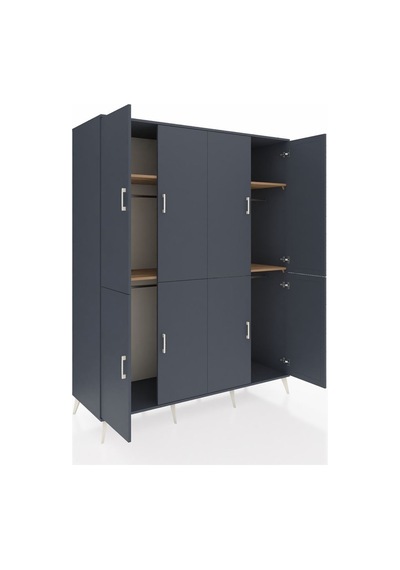 Kronos Gardrop 4 Raflı 8 Kapaklı 4 Askılı 176x59x221 Antrasit-antrasit/çam Antrasit/çam Kronos Gardrop 4 Raflı 8 Kapaklı 4 Askılı 176x59x221 Antrasit-antrasit/çam Antrasit/çam