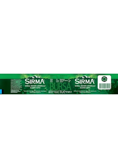 Sırma Doğal Maden Suyu 1 Lt X 6 Adet