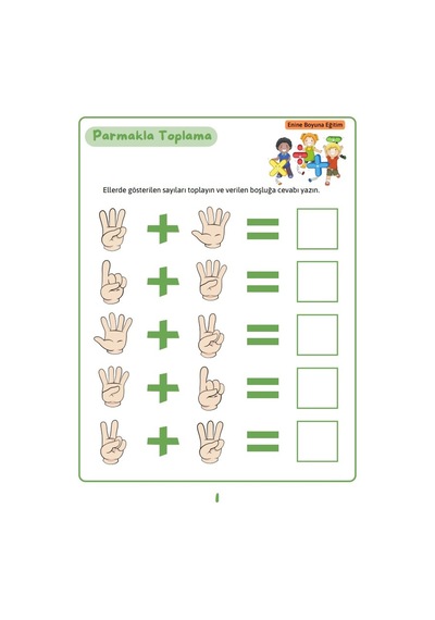Okul Öncesi Süper Matematik – İngilizce Eğitim Seti