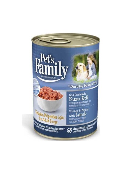 Köpek Konserve Kuzu 400gr 1 Adet