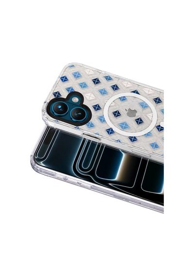 Onegif Apple İphone 17 Desina Magsafe Kapak - Desen 4 - Desen 4
