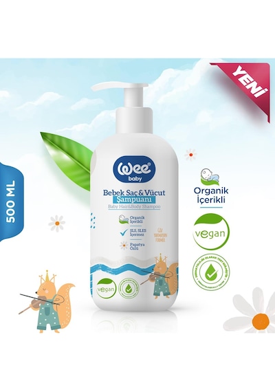 Saç Ve Vücut Şampuanı 500 Ml