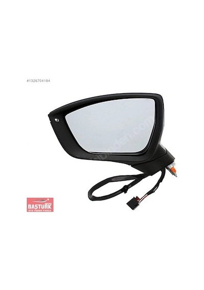 Seat Ateca 2016-2020 Dış Dikiz Aynası Sol Sıyah Elektrikli Isıtmalı Oem No: 576857507n