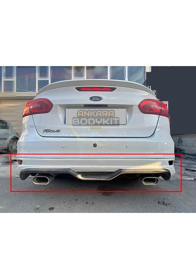 Focus 3.5 Sedan Arka Tampon Eki - Plastik - Boyasız