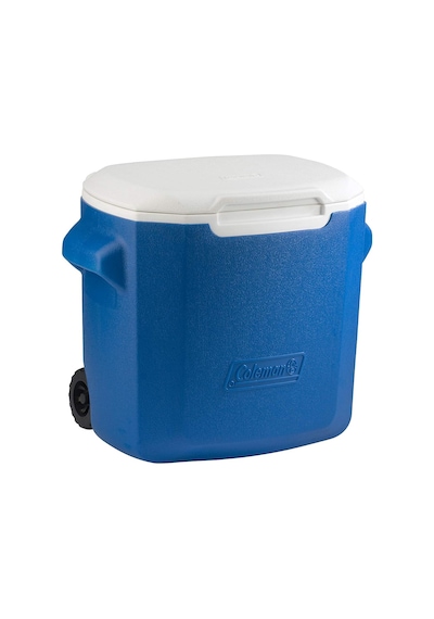 Coleman Pasif Soğutma Kutusu 16 Qt/28qt Performance Wheeled Cooler, Thermobox 15/26 L Kapasite, Tekerlekli Mobil Buz Ku Çok Renkli