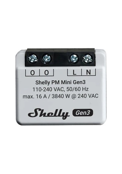 Shelly Pm Mini Gen3 16a Wi-fi Akıllı Enerji Ölçüm Modülü