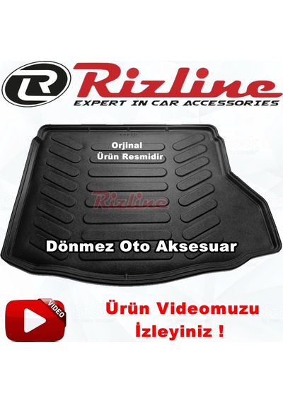 Mercedes Cla 3D Bagaj Havuzu Paspası Siyah 2013 Sonrası Rizline N11.4628