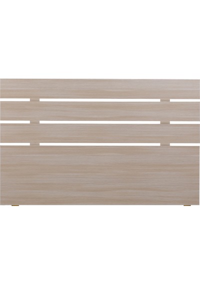 Pasifichome Huga Çift Kişilik  Yatak Başlık Meşe 180 Cm / 180 Cm Baza Başlık