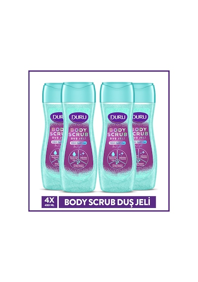 Duru Body Scrub Ice Lıght Duş Jeli 4x450 Ml Diğer