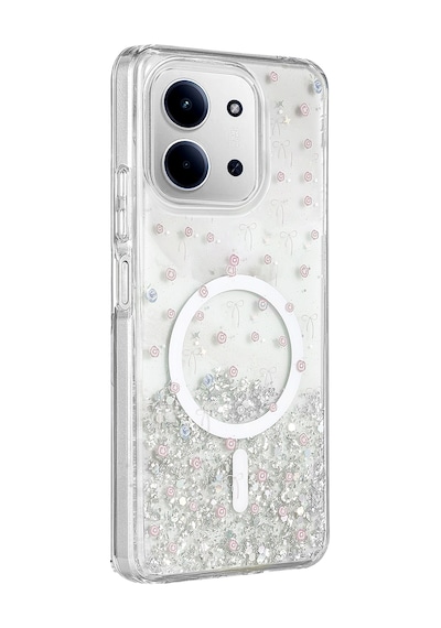 Onegif Xiaomi Redmi 15c 4g Misk Simli Magsafe Kapak - Desen 1 Normal