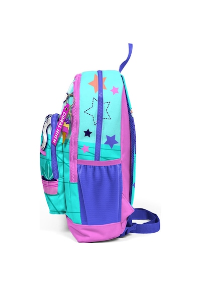 Coral High Kids Turkuaz Pembe Dondurmalı Kedi Desenli Okul Sırt Çantası 23751