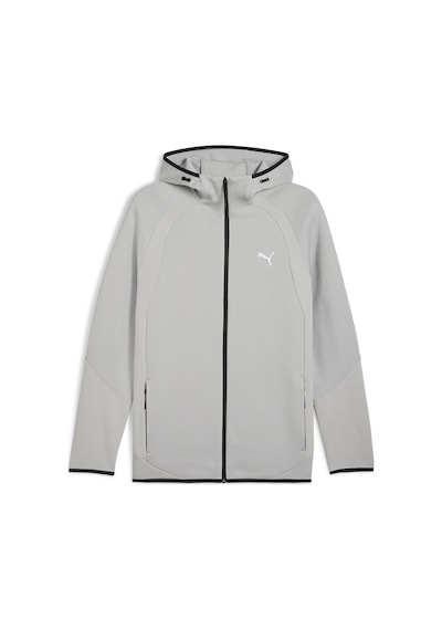 Puma Evostripe Erkek Gri Kapüşonlu Ceket Gri