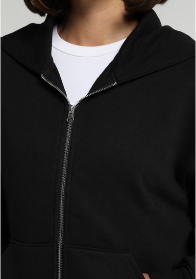 Colin's Colins Regular Fit Kapüşonlu Düz Kadın Siyah Sweatshirt Cl1082164 Q1.v1 Blk