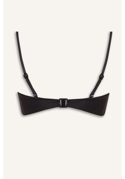Defacto Regular Fıt Çiçekli Siyah Bikini Üstü G5299ax26smbk81 Siyah-bk81