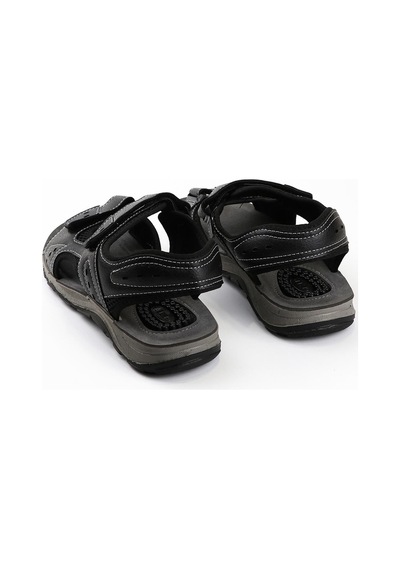 Gezer 00093 Siyah Cırtlı Yazlık Erkek Sandalet 001