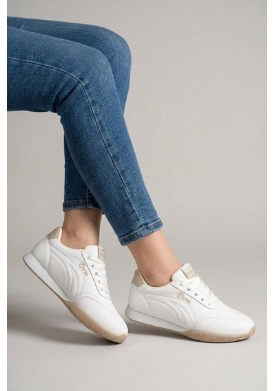Papuçcity Dvmd 03440 Kadın Sneakers Spor Ayakkabı Beyaz