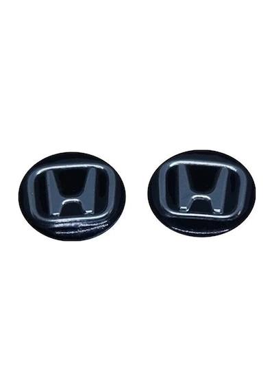 Honda Siyah Araç Anahtar Logo Amblemi Kumanda Logo14 Mm 2 Adet