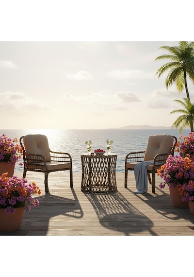 Capri Swing Pisa Tekli Rattan Bahçe Balkon Oturma Grubu Açık Kahve 703 Capri Swing Pisa Tekli Rattan Bahçe Balkon Oturma Grubu Açık Kahve 703