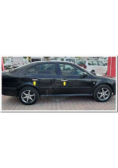 Skoda Octavia Krom Kapı Kolu 1999-2004 4 Kapı Paslanmaz Çelik