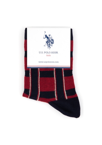 U.s. Polo Assn. Erkek Çocuk Bordo Çorap Soket 50318057-vr014 Bordo