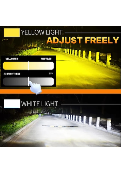 H4 Led Zenon App Kontrolü Bluetooth İle Telefondan 2700k-6500k Renk Değiştiren Araba Farı 2wat-80wat App Uygulama Üzerinden İstenilen Ayar Yapılır Şimşek Etkili 1