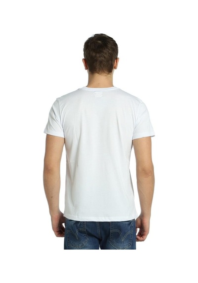 Bant Giyim - Geri Dönüşüm Bisiklet Beyaz Erkek T-Shirt Tişört