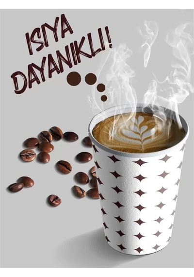 Karton Bardak 4 Oz Türk Kahvesi Espresso Bardağı 100'lü 100 adet