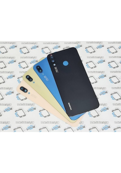 Tkgz P20 Lite Arka Pil Batarya Kapağı (Cam Kapak Kamera Lensi) (275869812) Pembe