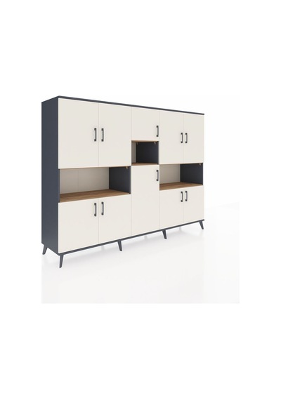 Hyperion Dolap 14 Raflı 10 Kapaklı 220x44x163 Antrasit-aytaşı/çam Aytası/atlas Çam - Antrasıt Hyperion Dolap 14 Raflı 10 Kapaklı 220x44x163 Antrasit-aytaşı/çam Aytası/atlas Çam - Antrasıt