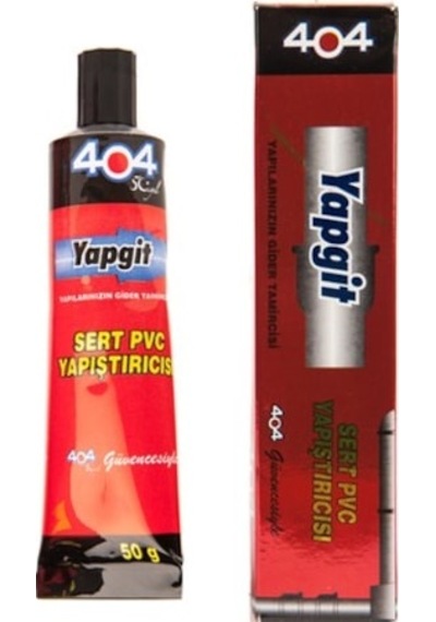 404 Yapgit Sert Pvc Boru Yapıştırıcı 50Gr.