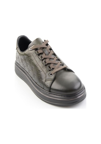 Bambi Haki Hakiki Deri Erkek Sneaker E01398023103